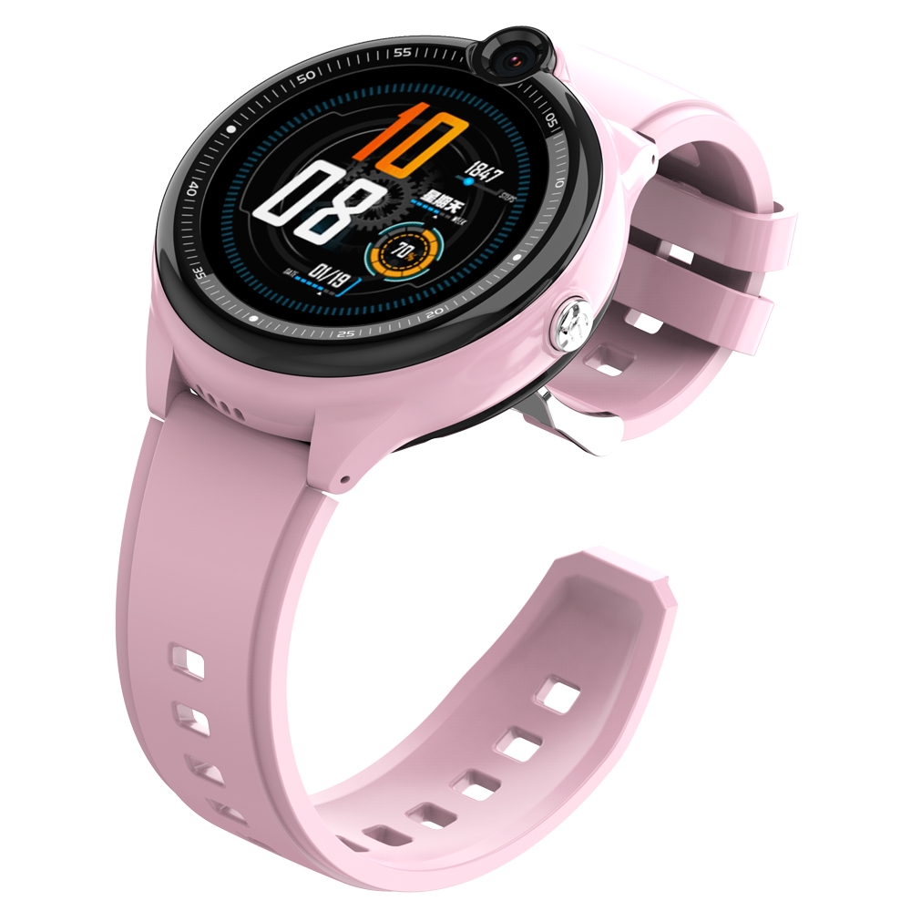 Ceas smartwatch GPS copii Techone KT26, Roz Ceas smartwatch GPS copii Techone KT26, Roz